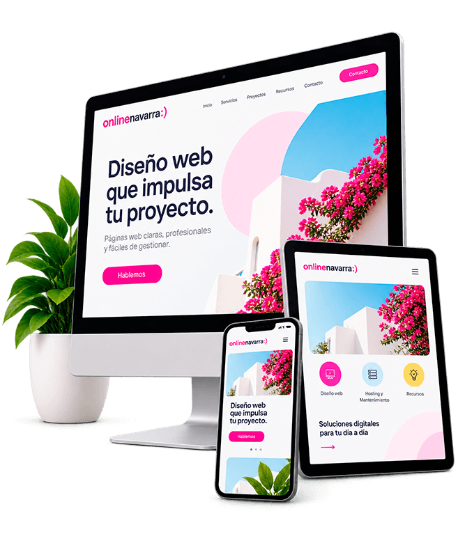 Diseño web responsive adaptado a ordenador, tablet y móvil